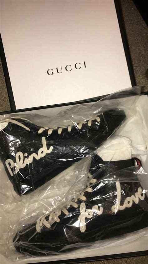 gucci blind for love sneakers|maglione blind for love Gucci.